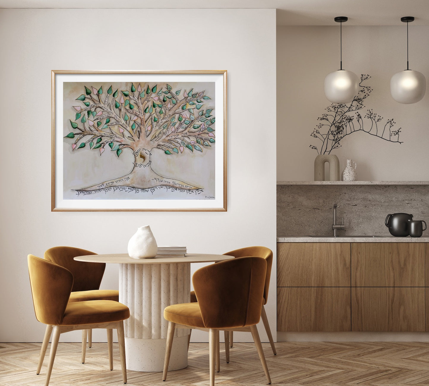 Original Watercolor Family Tree