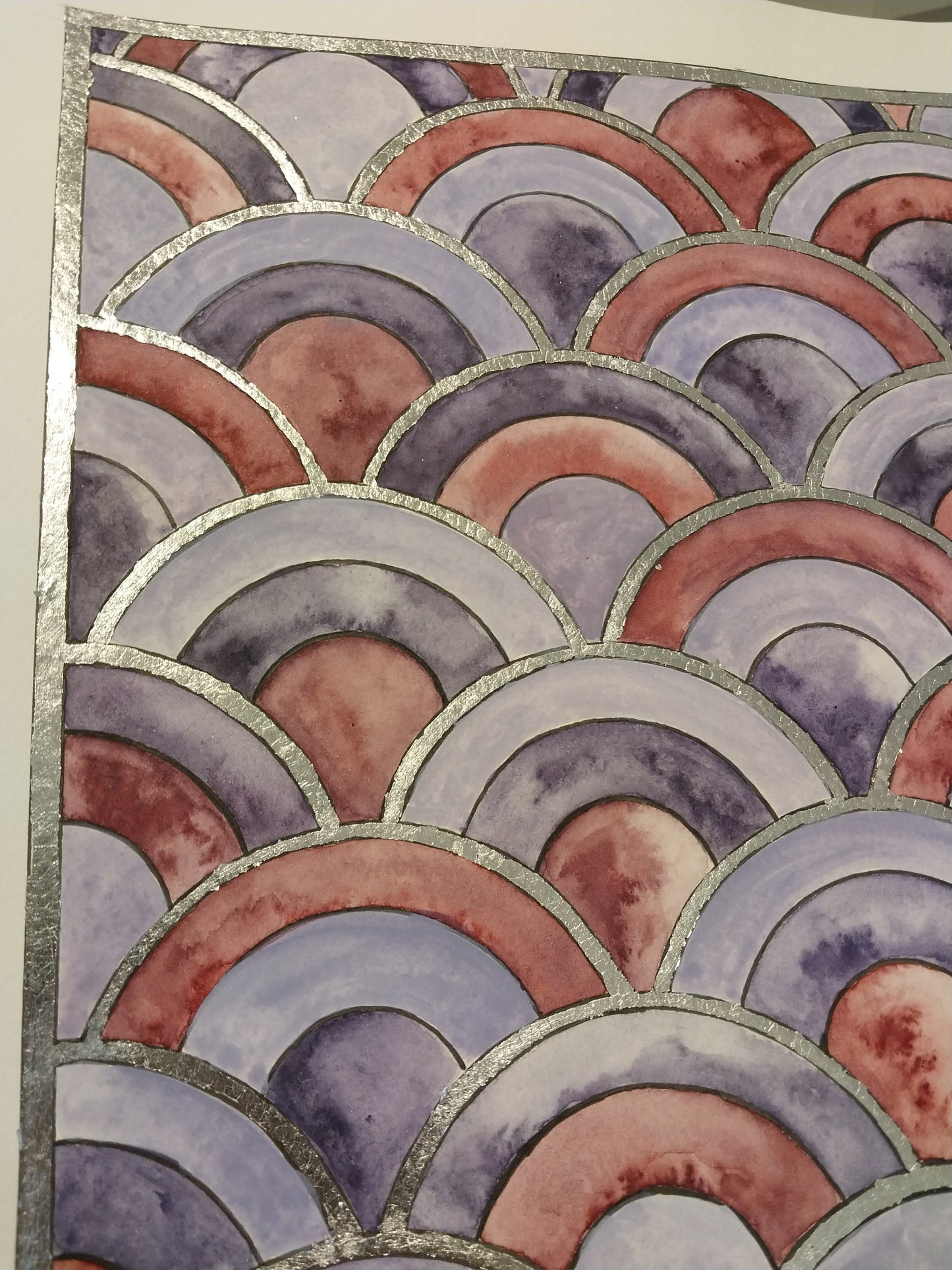 Purple Arches Ketubah
